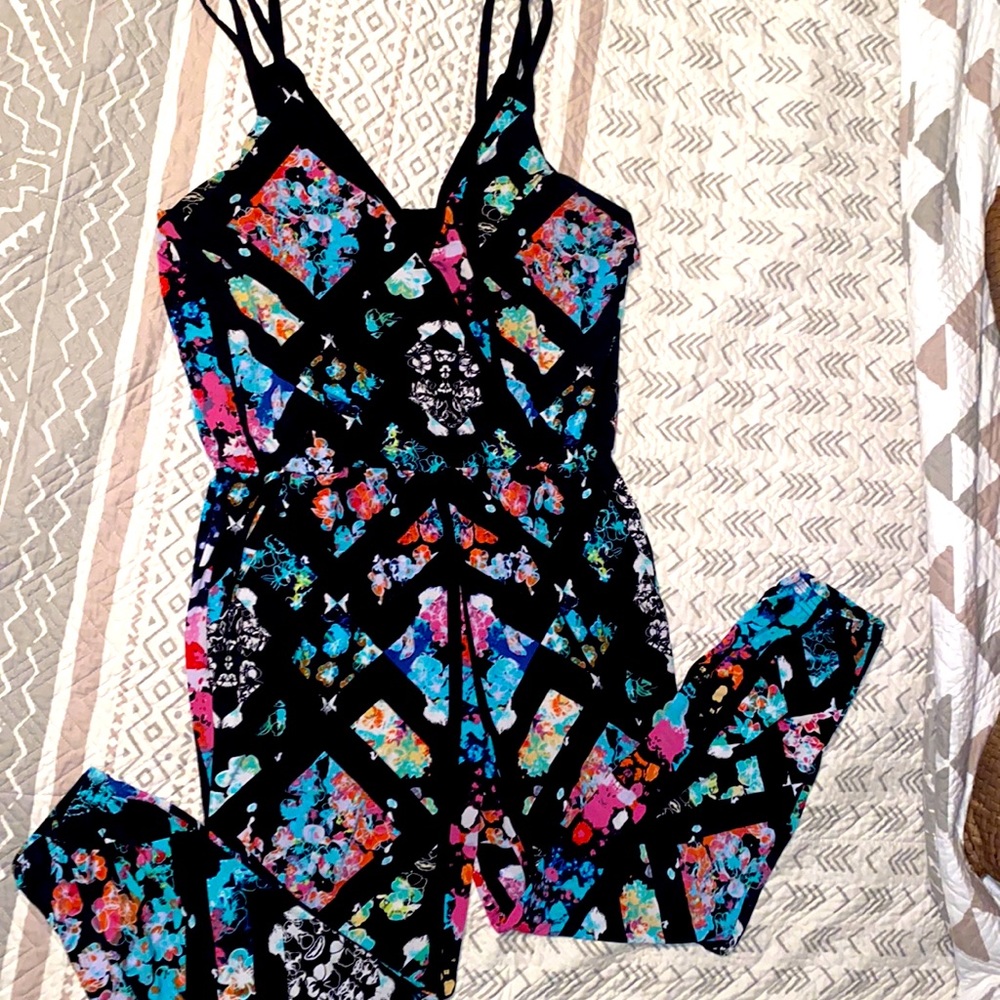 Floral jumpsuit